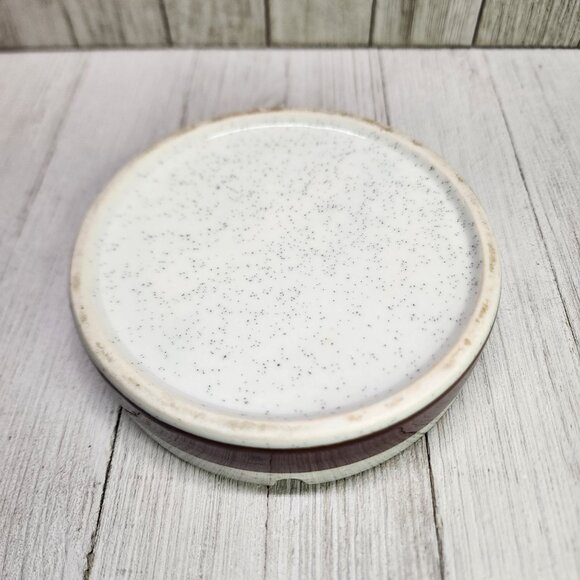 Vtg MCM Stoneware Ceramic Round Ashtray Art Pottery Floral Design 5" Diameter - Picture 6 of 8